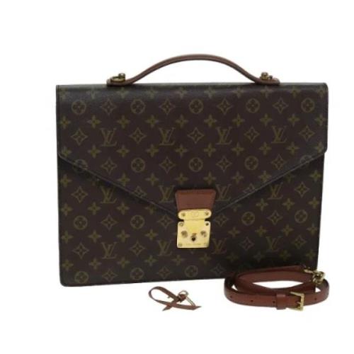 Louis Vuitton Vintage Pre-owned Canvas handvskor Brown, Dam