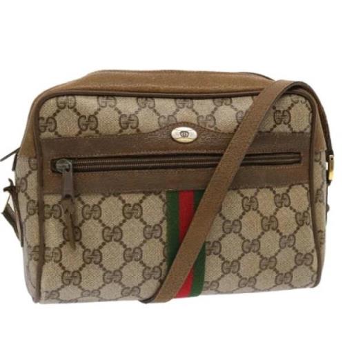 Gucci Vintage Pre-owned Laeder gucci-vskor Beige, Dam