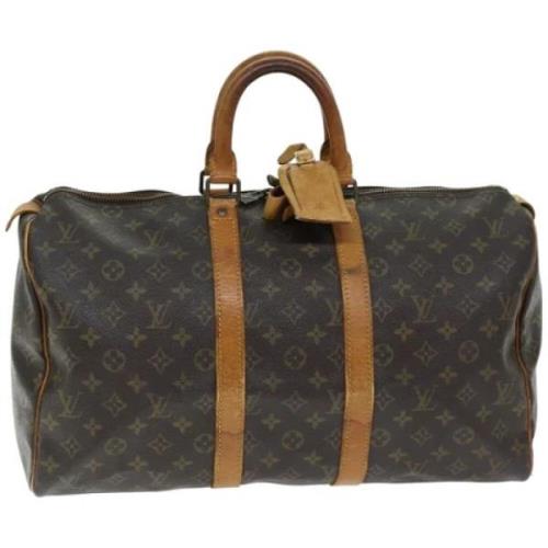 Louis Vuitton Vintage Pre-owned Canvas resvskor Brown, Dam