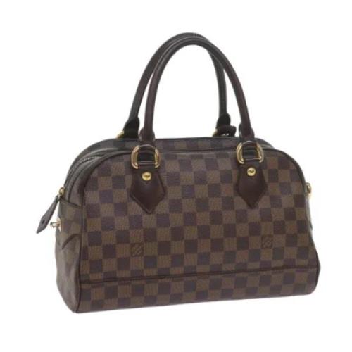 Louis Vuitton Vintage Pre-owned Canvas handvskor Brown, Dam