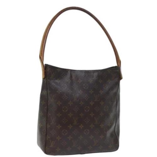 Louis Vuitton Vintage Pre-owned Canvas handvskor Brown, Dam