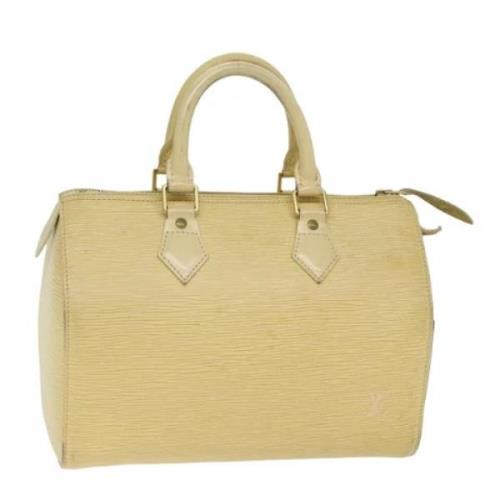 Louis Vuitton Vintage Pre-owned Laeder handvskor Beige, Dam