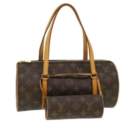 Louis Vuitton Vintage Pre-owned Canvas handvskor Brown, Dam