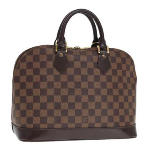 Louis Vuitton Vintage Pre-owned Canvas handvskor Brown, Dam