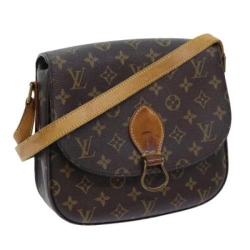 Louis Vuitton Vintage Pre-owned Canvas louis-vuitton-vskor Brown, Dam