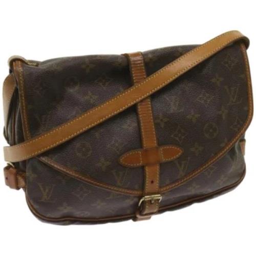 Louis Vuitton Vintage Pre-owned Canvas louis-vuitton-vskor Brown, Dam