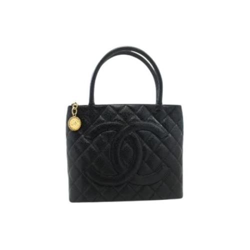 Chanel Vintage Pre-owned Laeder chanel-vskor Black, Dam