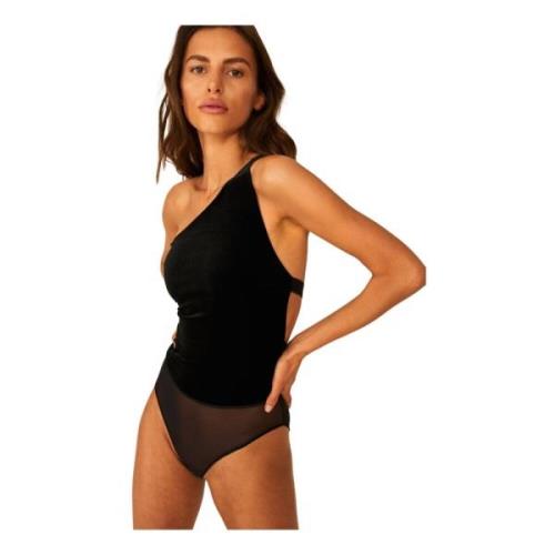 Undress Code Geometrisk Rygg Bodysuit Black, Dam