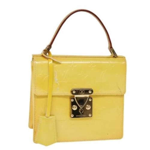 Louis Vuitton Vintage Pre-owned Laeder handvskor Yellow, Dam