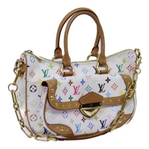 Louis Vuitton Vintage Pre-owned Canvas handvskor White, Dam