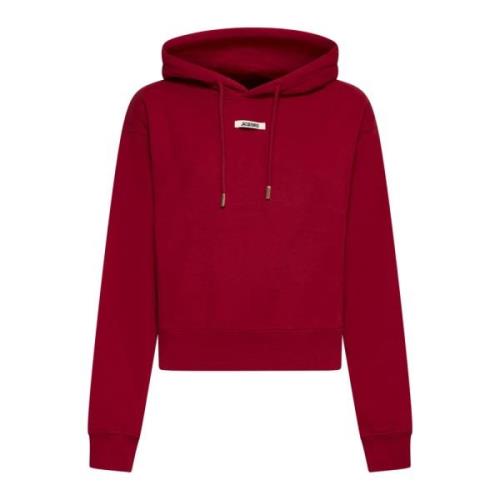 Jacquemus Snygg Sweater Kollektion Red, Dam