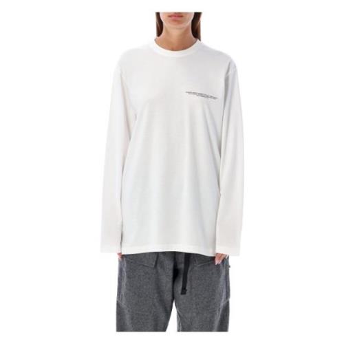 Y-3 Reflekterande Logotyp T-shirt Vit White, Dam