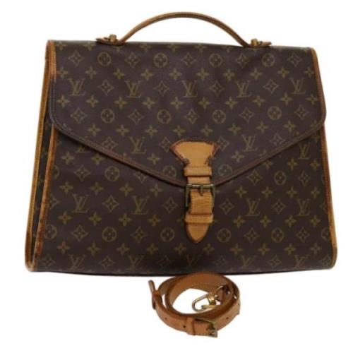 Louis Vuitton Vintage Pre-owned Canvas handvskor Brown, Dam