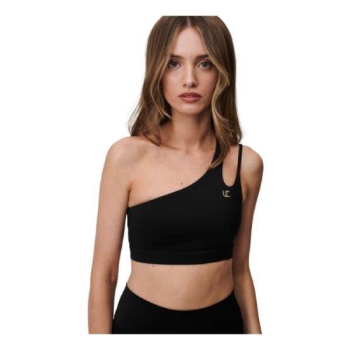 Undress Code Geometrisk Asymmetrisk Daybreak Top Black, Dam