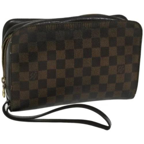 Louis Vuitton Vintage Pre-owned Canvas kuvertvskor Brown, Dam