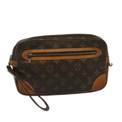 Louis Vuitton Vintage Pre-owned Canvas kuvertvskor Brown, Dam