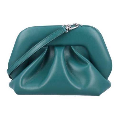 THEMOIRè Eden Green Vegan Fabric Clutch Green, Dam