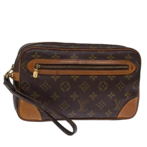 Louis Vuitton Vintage Pre-owned Canvas kuvertvskor Brown, Dam