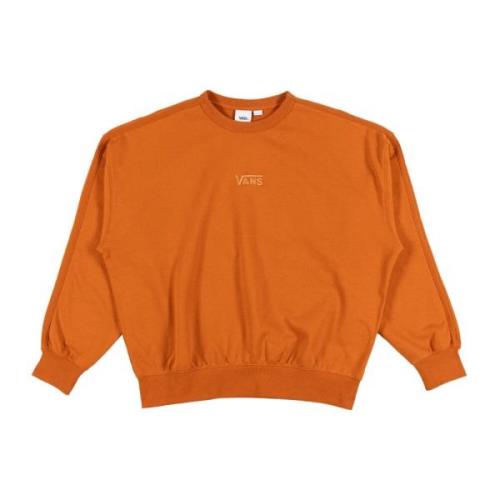 Vans Premium Crewneck Sweatshirt Brown, Dam