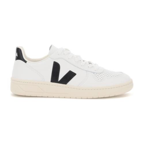 Veja Monogram Läder Sneakers White, Dam