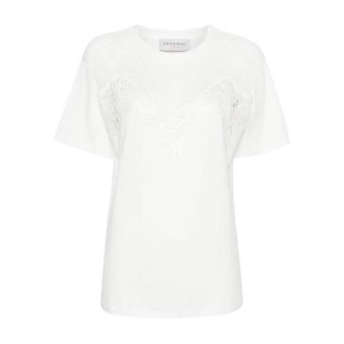 Ermanno Scervino Off White Tee Shirt White, Dam