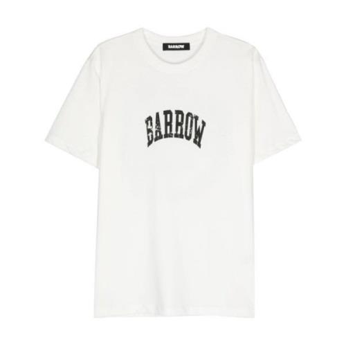 Barrow Off White Jersey T-Shirt White, Herr