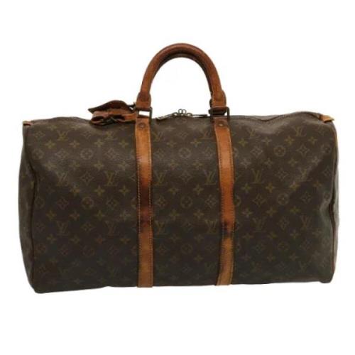 Louis Vuitton Vintage Pre-owned Canvas resvskor Brown, Dam