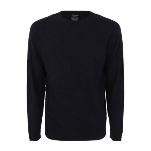 Giorgio Armani Sweatshirts Blue, Herr