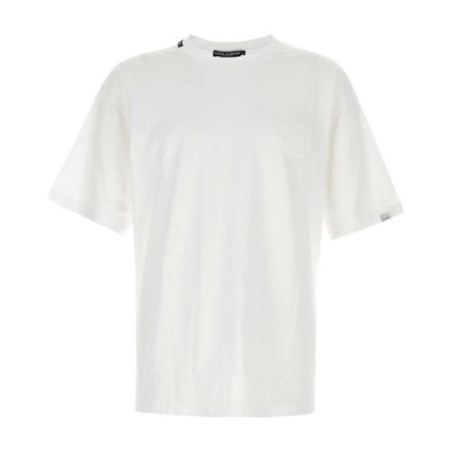 Dolce & Gabbana Klassisk Vit Bomull T-shirt White, Herr