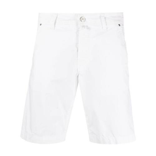 Jacob Cohën Vita Bermuda Shorts White, Herr