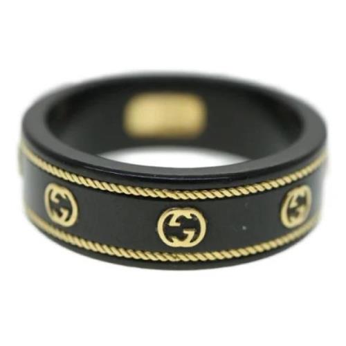 Gucci Vintage Pre-owned Metall ringar Black, Dam