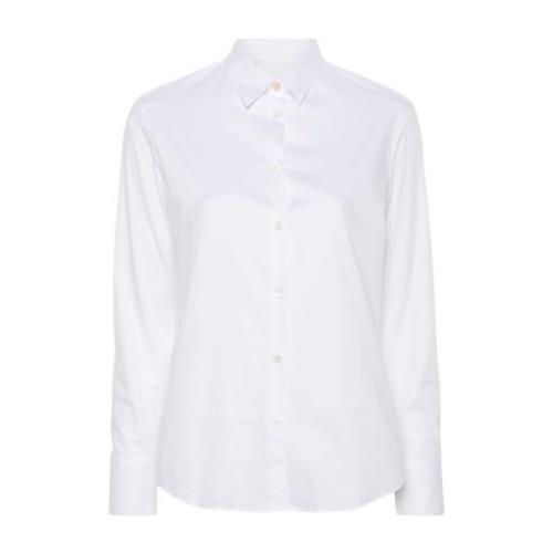 PS By Paul Smith Vit Skjorta Klassisk Passform White, Dam