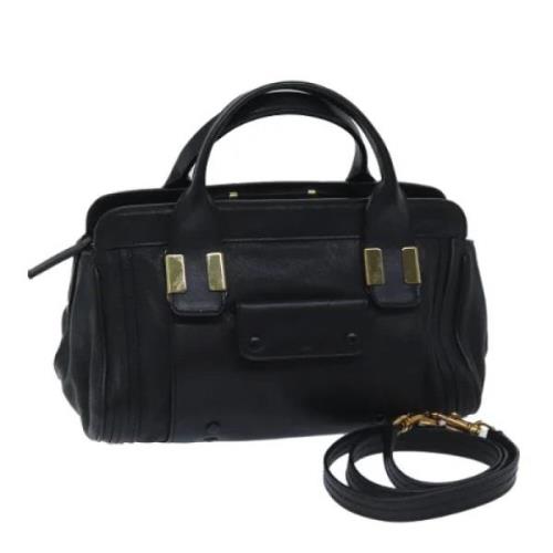 Chloé Pre-owned Pre-owned Laeder handvskor Black, Dam