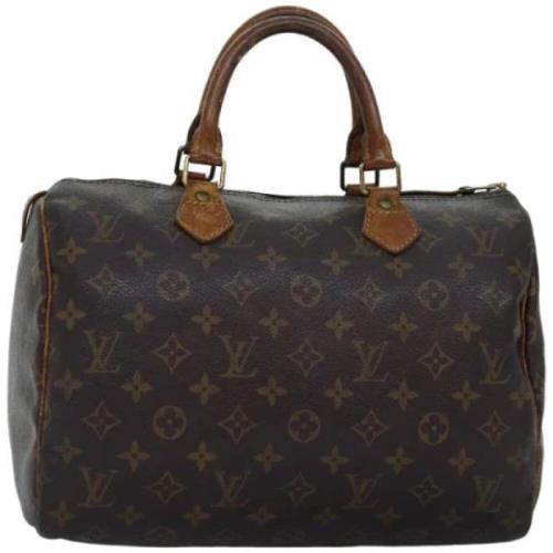 Louis Vuitton Vintage Pre-owned Canvas handvskor Brown, Dam