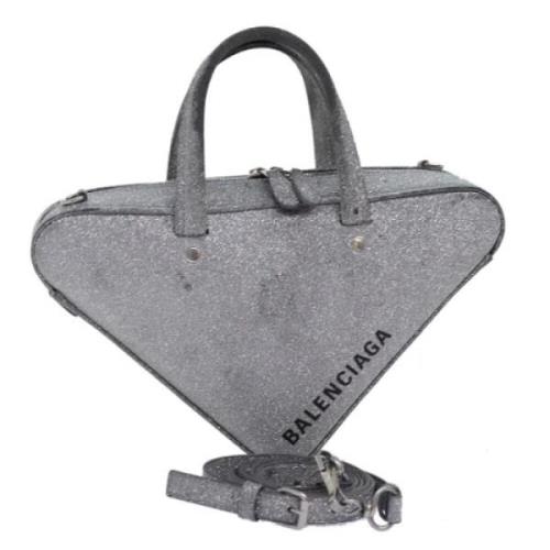 Balenciaga Vintage Pre-owned Laeder handvskor Gray, Dam