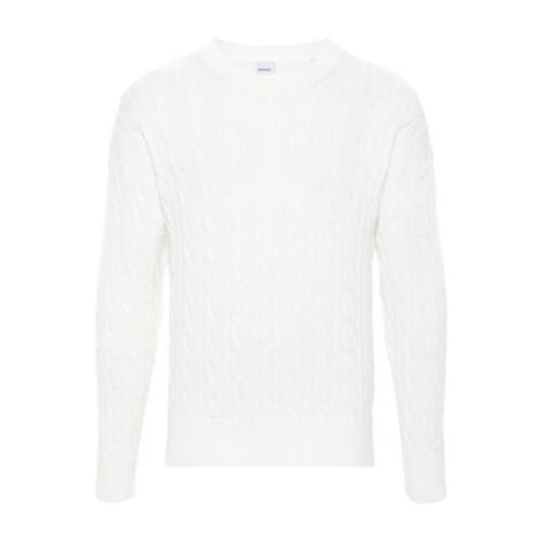 Aspesi Vit Sweatshirt 01072 Bianco White, Herr