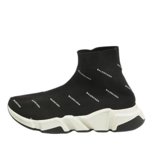 Balenciaga Vintage Pre-owned Tyg sneakers Black, Dam