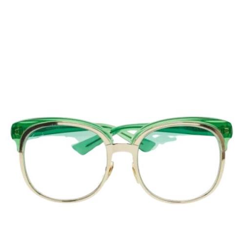 Gucci Vintage Pre-owned Acetat solglasgon Green, Dam