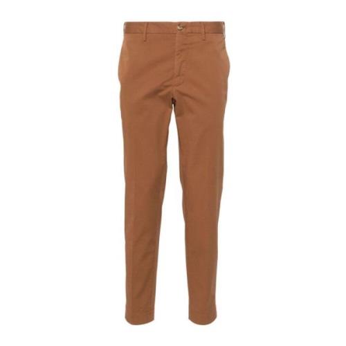 Incotex Casual Bomullsbyxor Brown, Herr