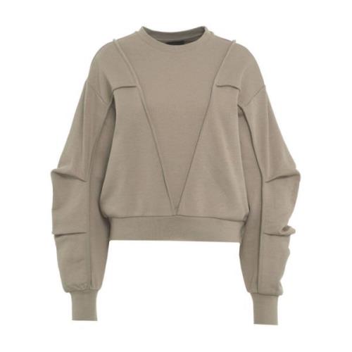 Thom Krom Grå Sweatshirt Aw24 Gray, Dam