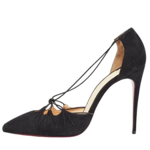 Christian Louboutin Pre-owned Pre-owned Mocka klackskor Black, Dam