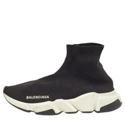 Balenciaga Vintage Pre-owned Tyg sneakers Black, Dam