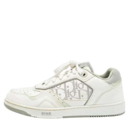 Dior Vintage Pre-owned Laeder sneakers White, Dam