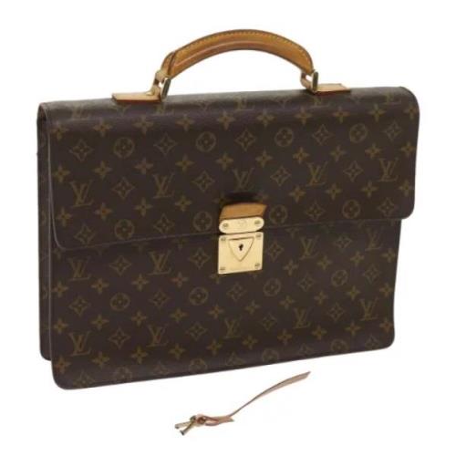 Louis Vuitton Vintage Pre-owned Canvas portfljer Brown, Dam