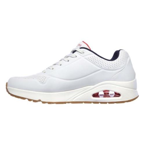 Skechers Uno-Stand On Air Sneakers White, Herr