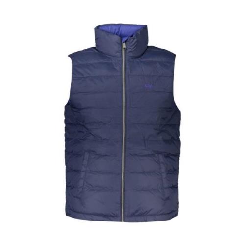 La Martina Bl Sleeveless Jacket med Broderi Blue, Herr