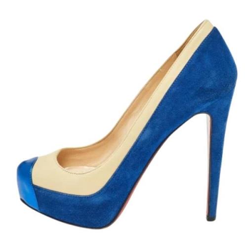 Christian Louboutin Pre-owned Pre-owned Laeder klackskor Blue, Dam