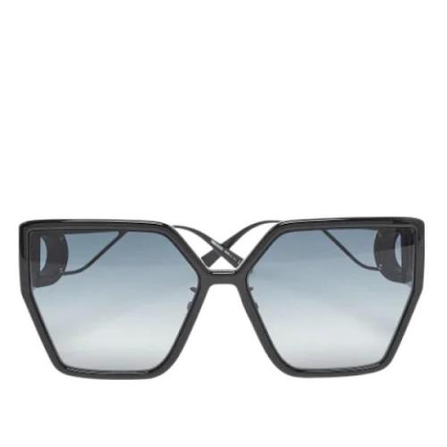 Dior Vintage Pre-owned Acetat solglasgon Black, Dam