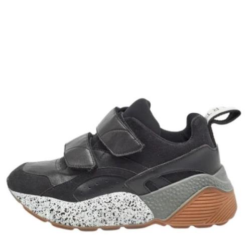 Stella McCartney Pre-owned Pre-owned Tyg sneakers Black, Dam