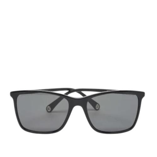 Chanel Vintage Pre-owned Acetat solglasgon Black, Dam